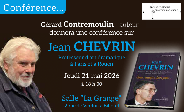 Conférence « Jean Chevrin, professeur d'art dramatique » > Groupe d ...